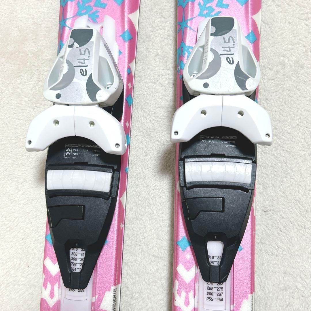 130cm Elan Lil Magic スキー板 ビンディング セット 可愛い