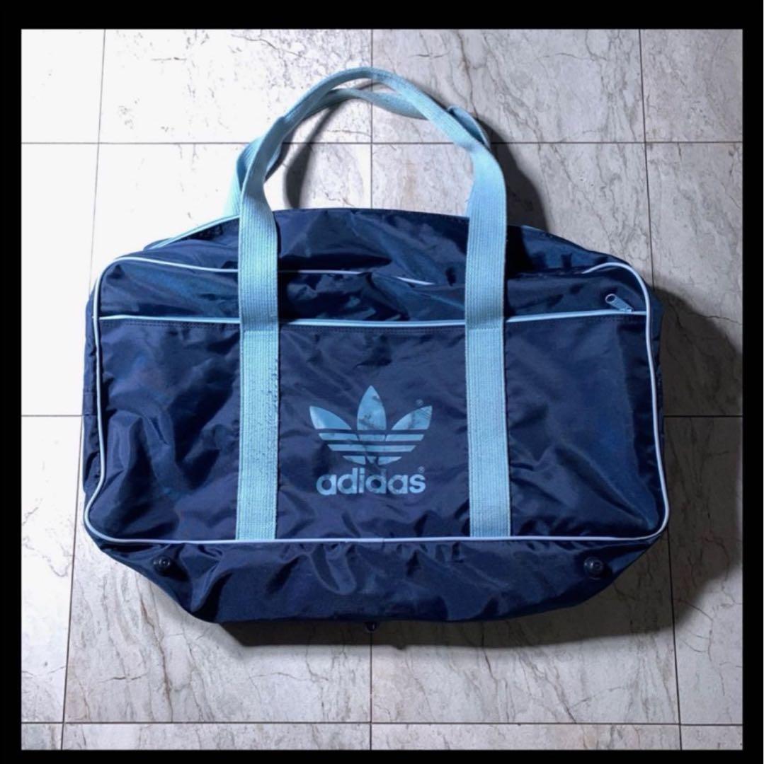 80s adidas ヴィンテージ スクールバッグ ボストンバッグ