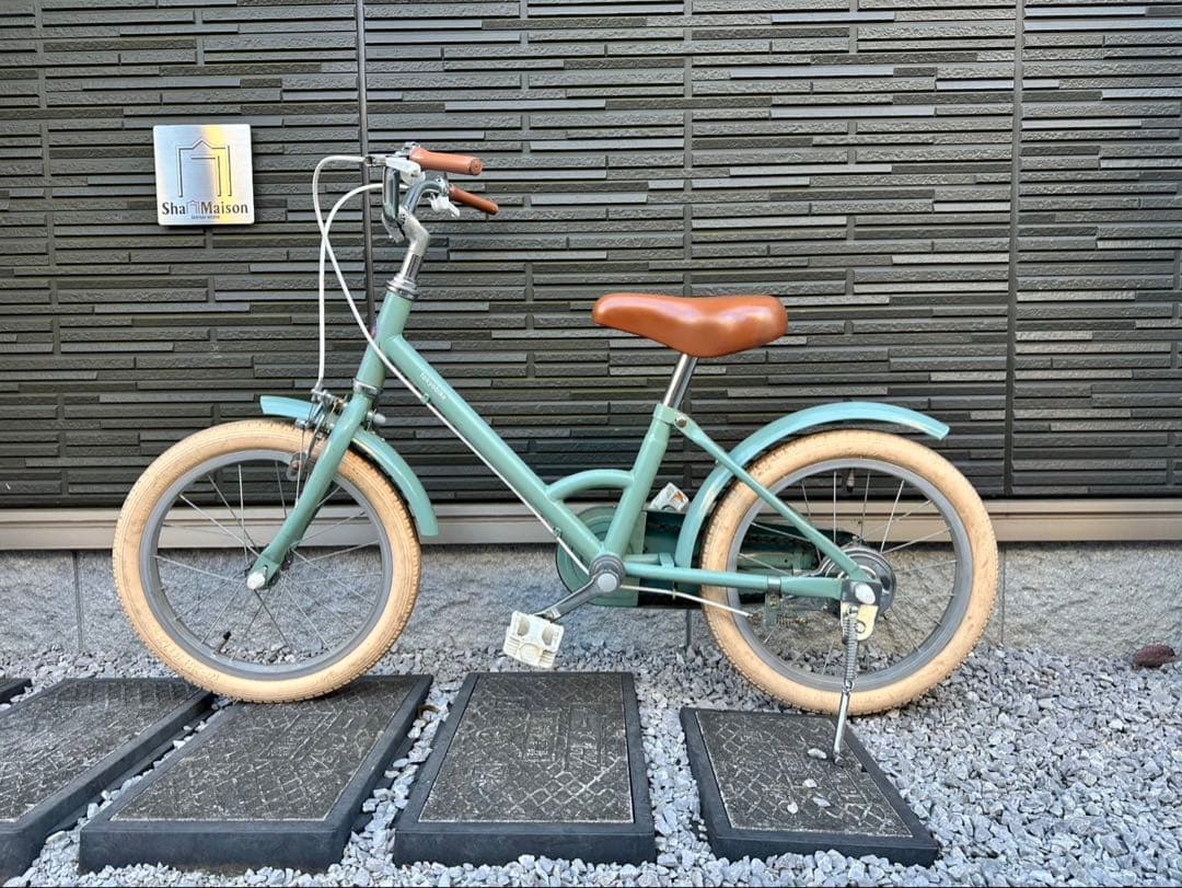 little tokyobike ブルージェイド 前カゴ&補助輪付き
