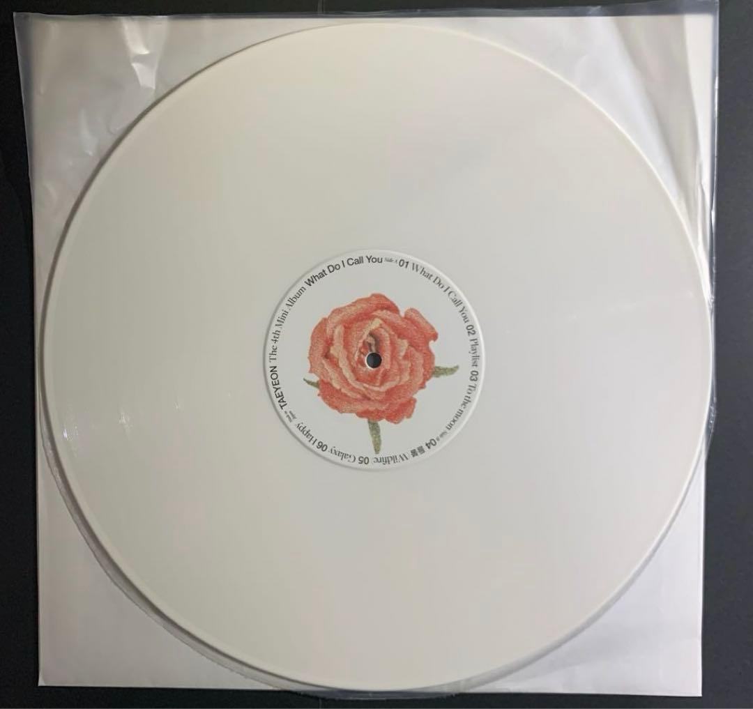 TAEYEON / WHAT DO I CALL YOU レコード初回限定盤