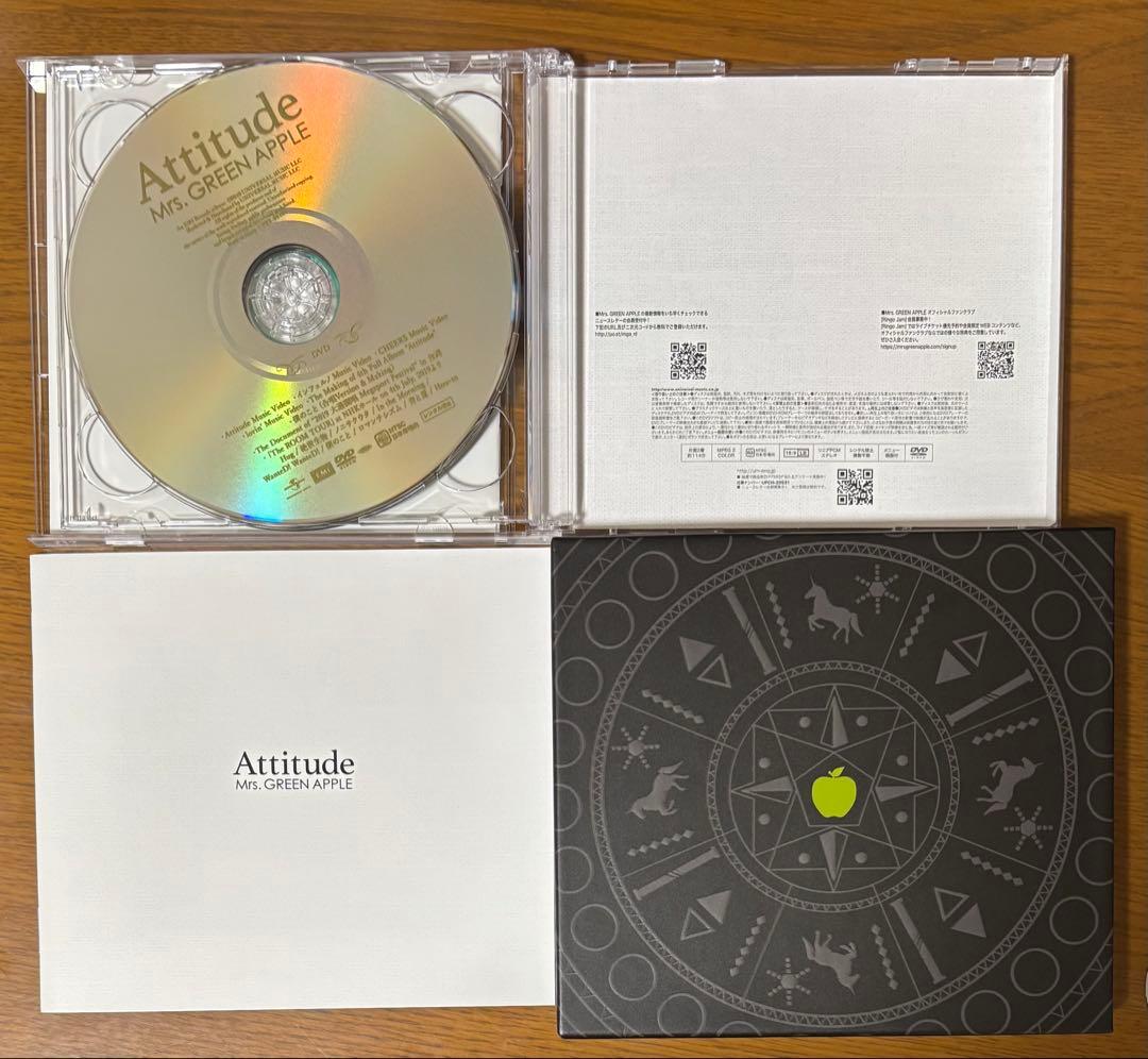Mrs.GREEN APPLE Attitude CD 初回限定盤