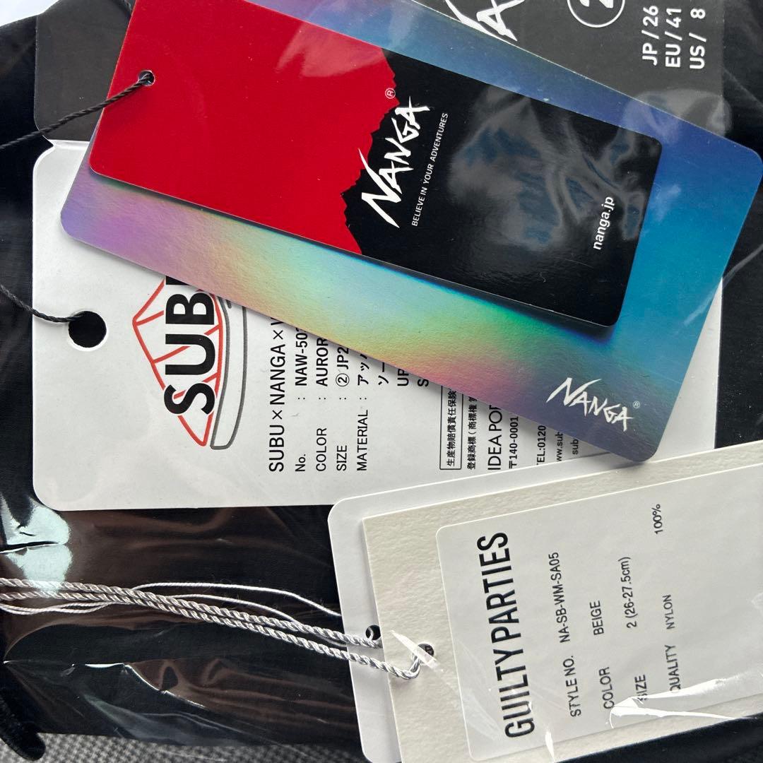 靴 SUBU x NANGA x WACKO MARIA AURORA TEX