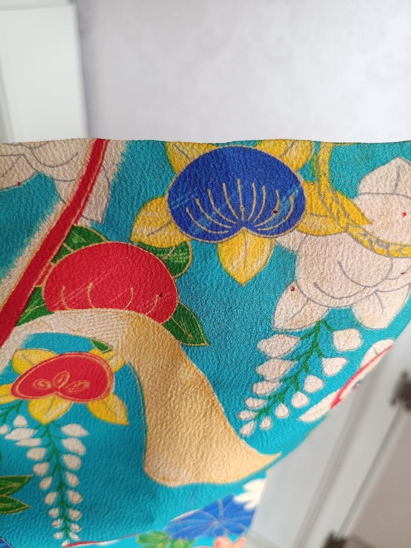 専用です☆アンティークくすみブルーの着物単品