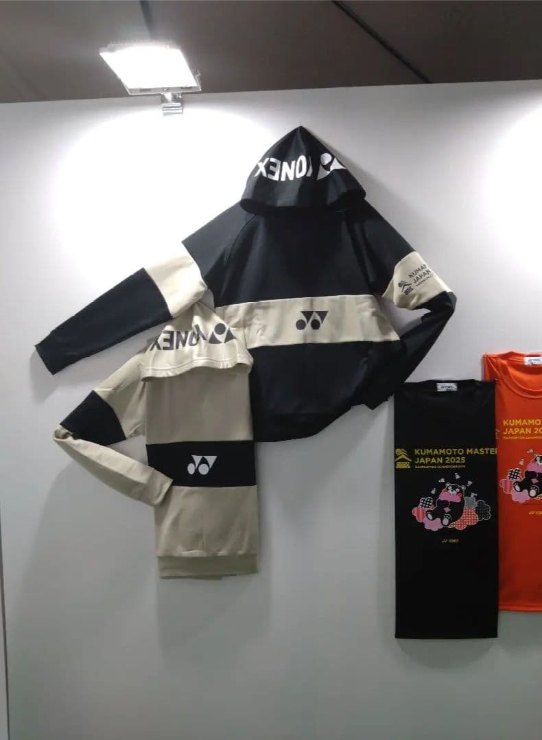 YONEXヨネックス2025,熊本マスターズ大会記念パーカートレーナー