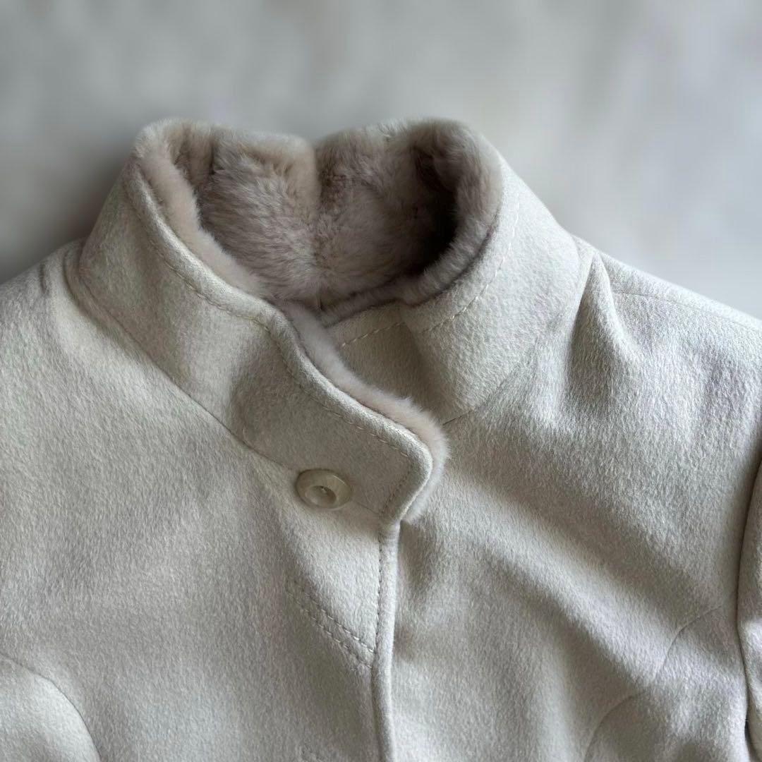 Leilian オフホワイト ロングコート