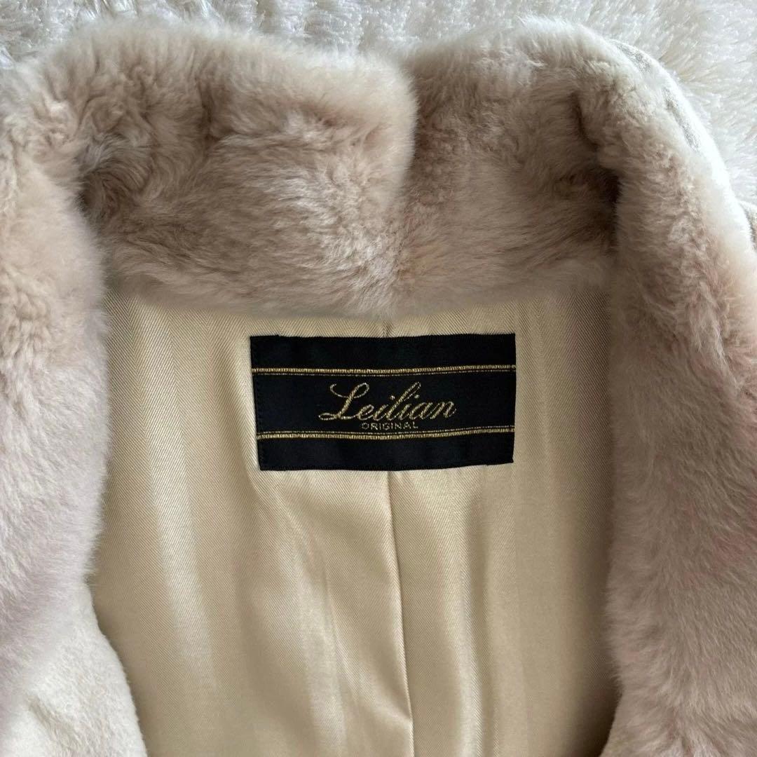 Leilian オフホワイト ロングコート