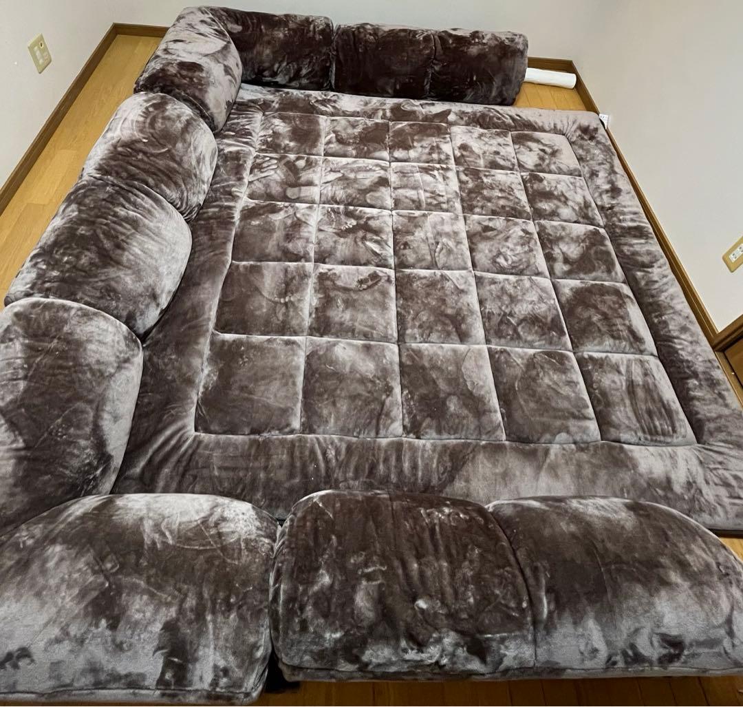 あったかなめらかなダブルコーナークッションセット　セット購入品