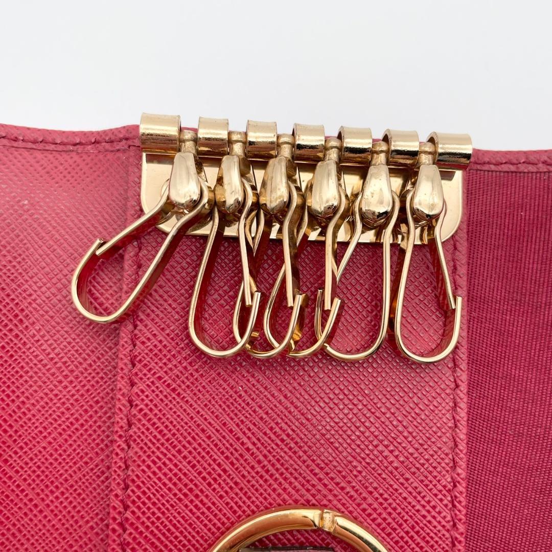 【美品】Ferragamo　フェラガモ　キーケース　６連　本革