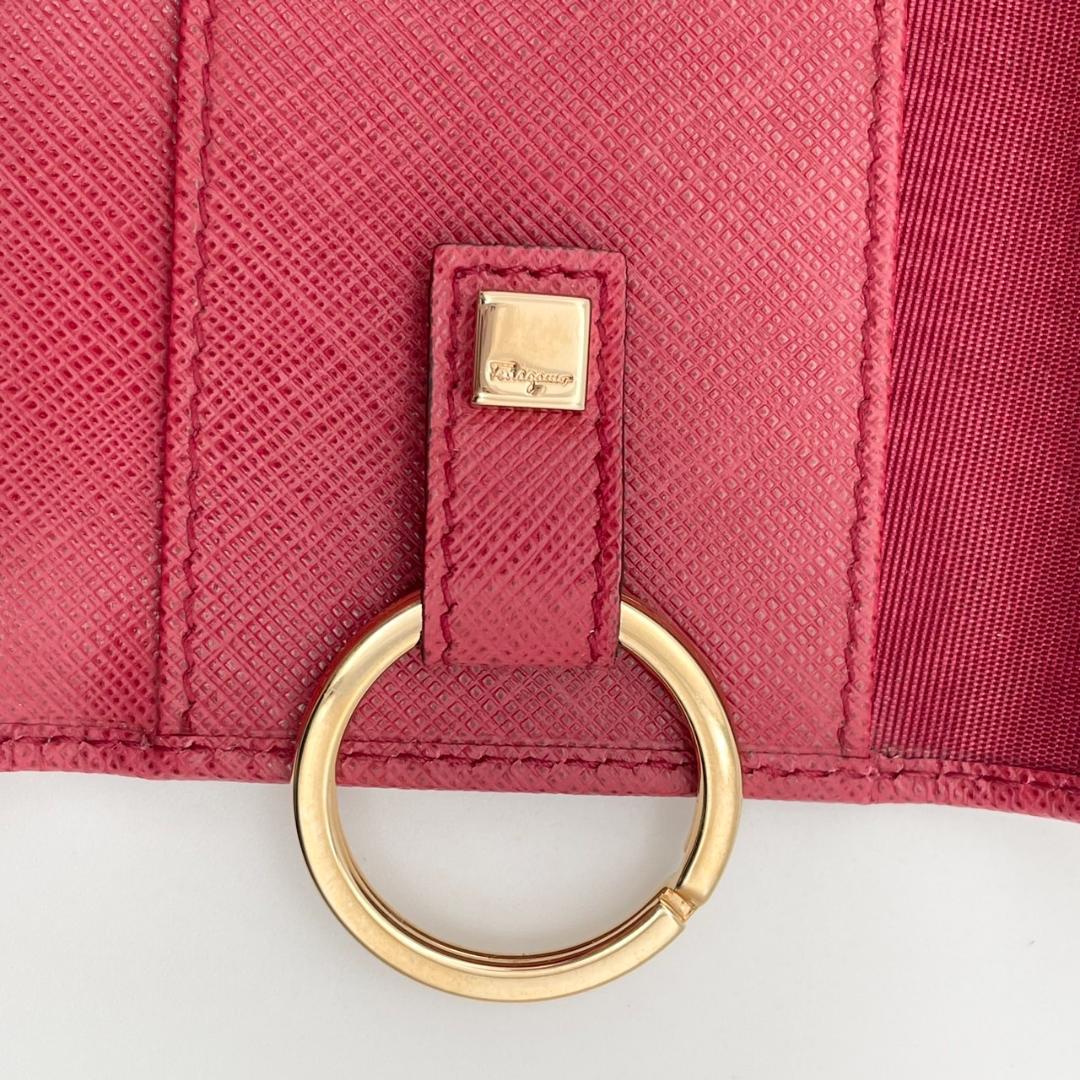 【美品】Ferragamo　フェラガモ　キーケース　６連　本革