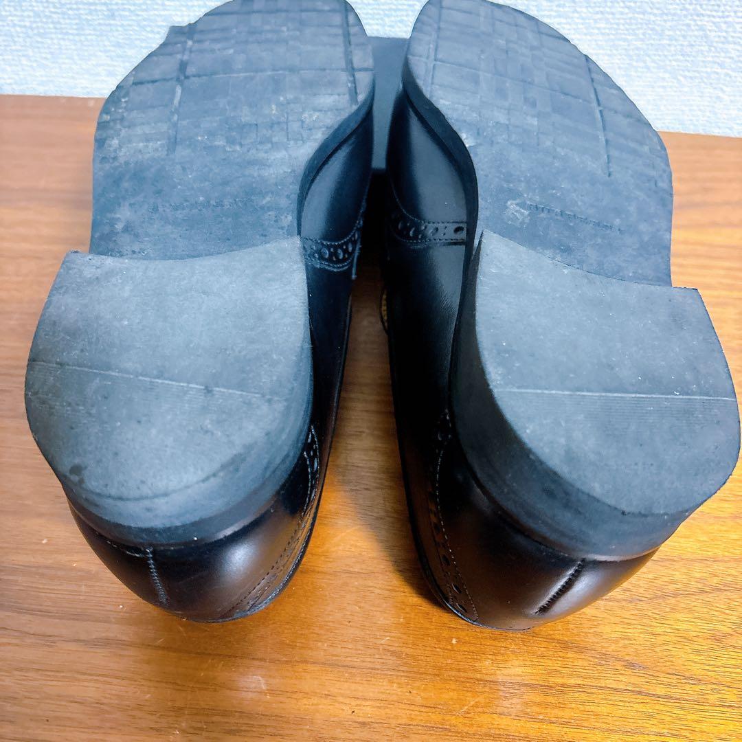 BURBERRY バーバリー タッセルローファー レザー ブラック 25cm