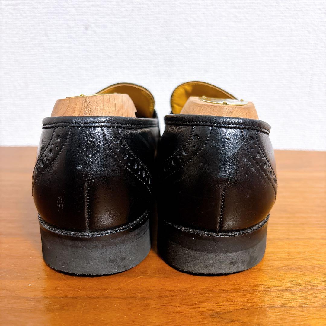 BURBERRY バーバリー タッセルローファー レザー ブラック 25cm