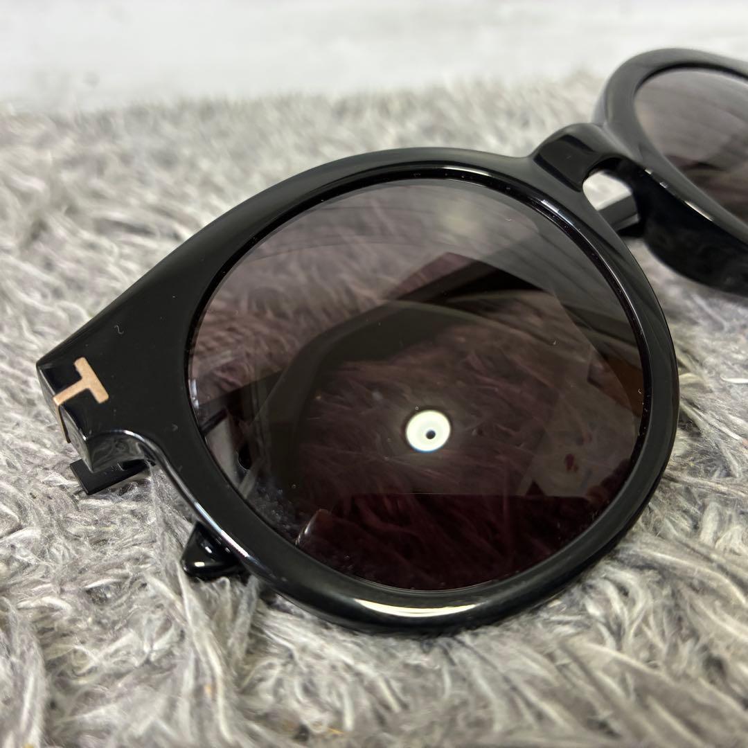 【美品】トムフォード TF475-D 01A サングラス ボストン型 ブラック