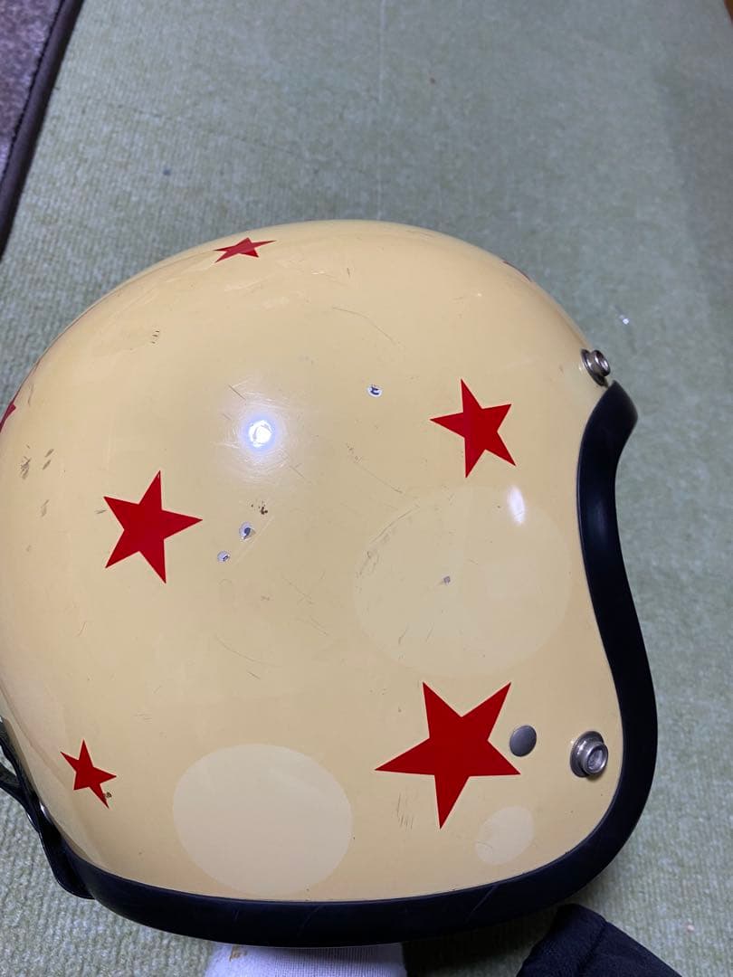 【レアカラー】Buco ジェットヘルメット ベージュ チェック柄