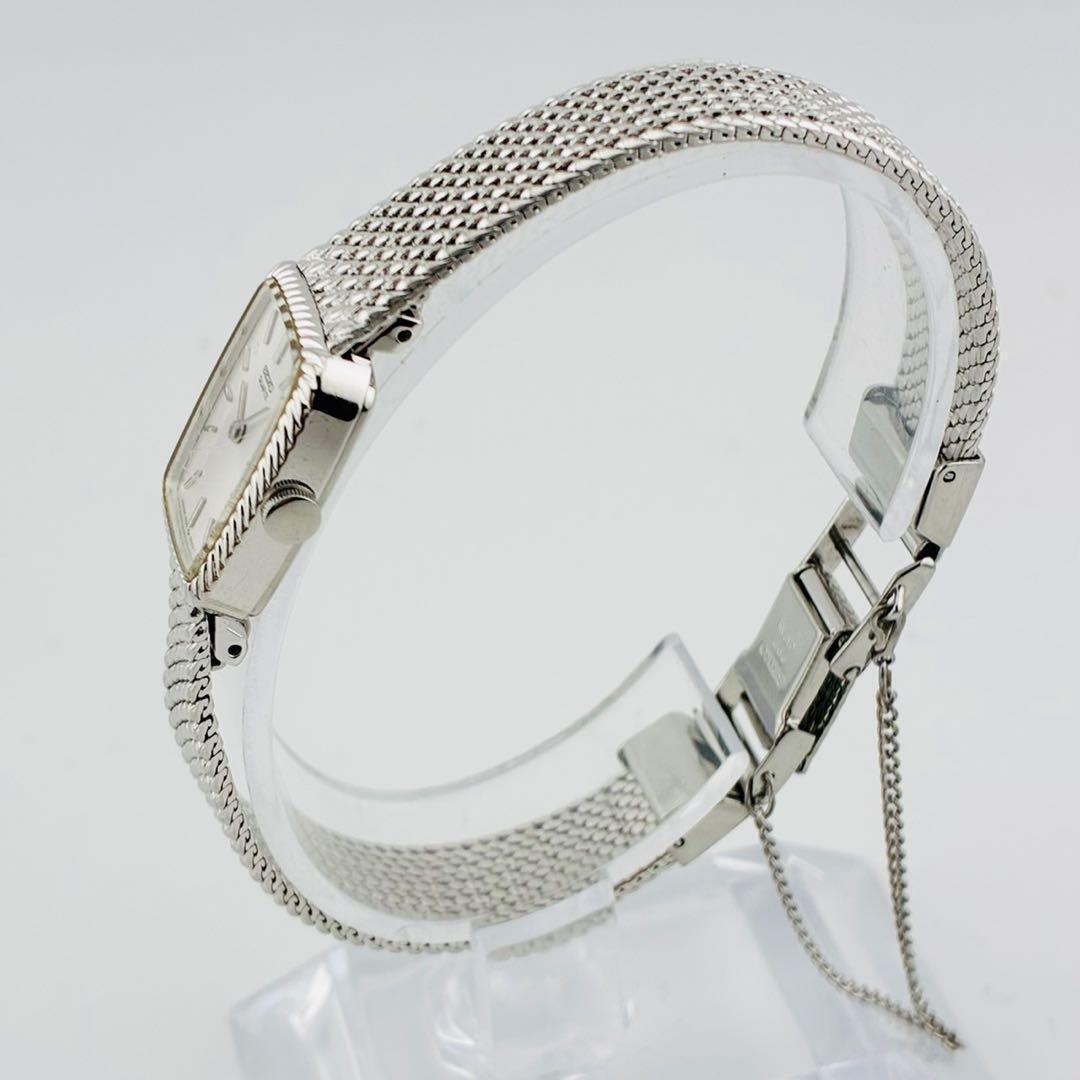 【希少/電池交換済】SEIKO 腕時計　クォーツ　シルバー　セイコー　チェーン