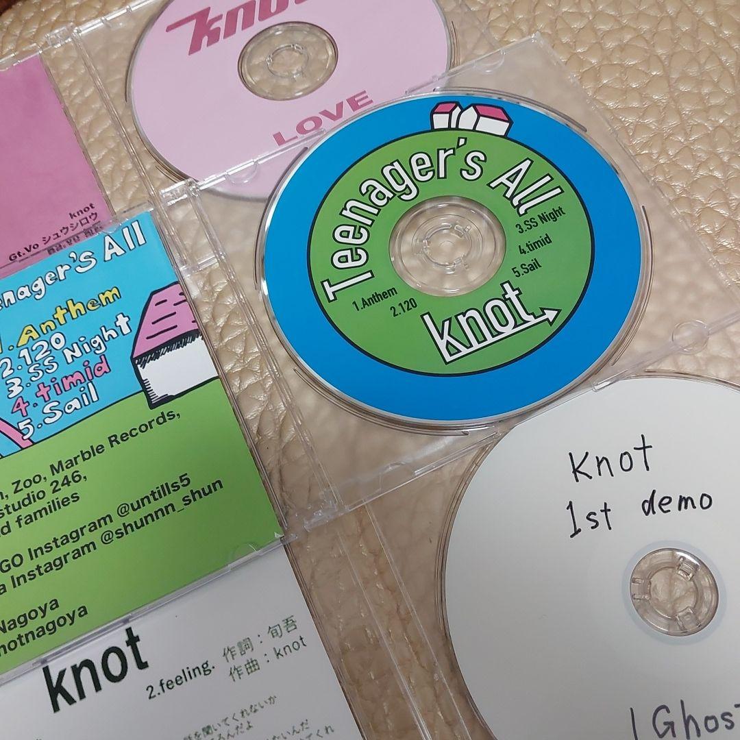 廃盤 knot 名古屋 demo デモ CD 3枚 Teenager's All