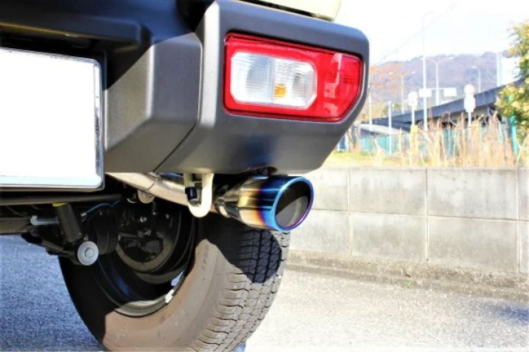 専用スズキ JB64 ジムニー ノーマルバンパー用 (Type02) マフラー