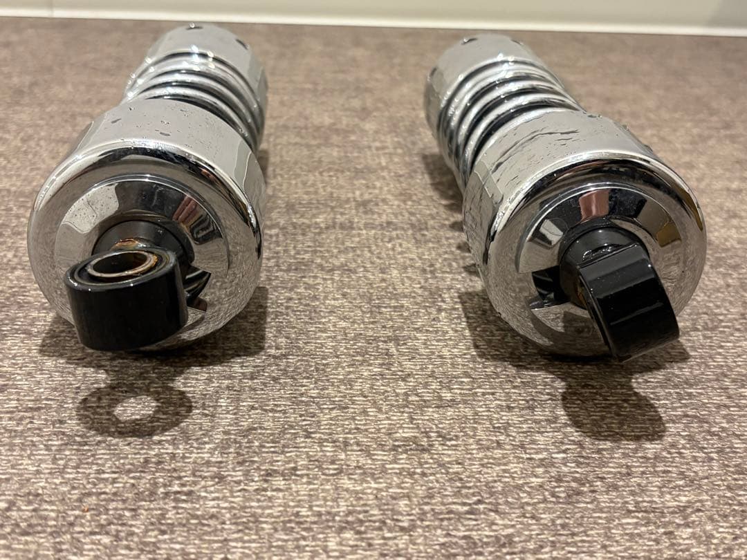 2%er DAYTONA製ローダウンリアショック　クロームメッキ280mm