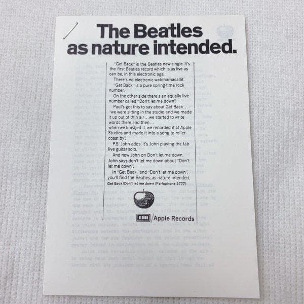The Beatles ビートルズ♪as nature intended GET