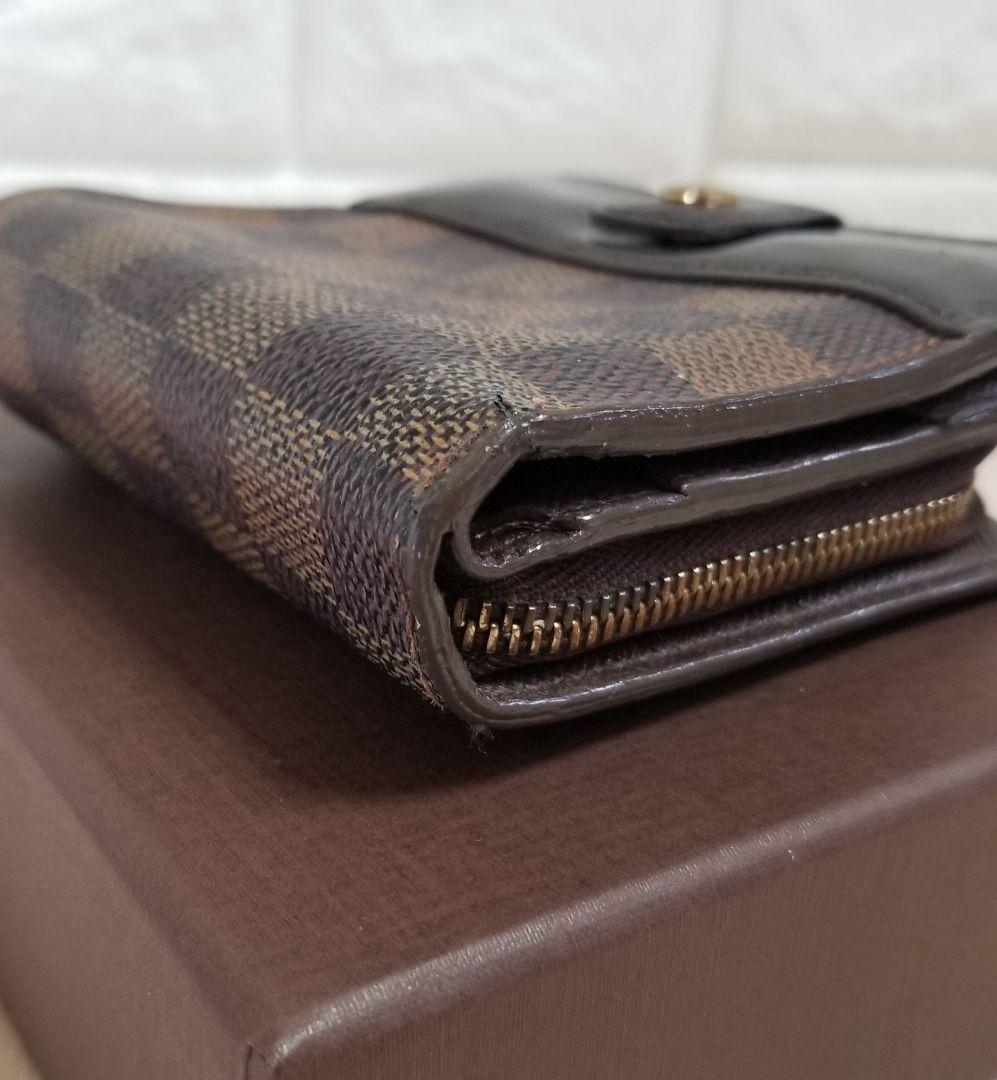 【直営店正規品】ルイヴィトン ダミエ コンパクトジップ 二つ折り財布