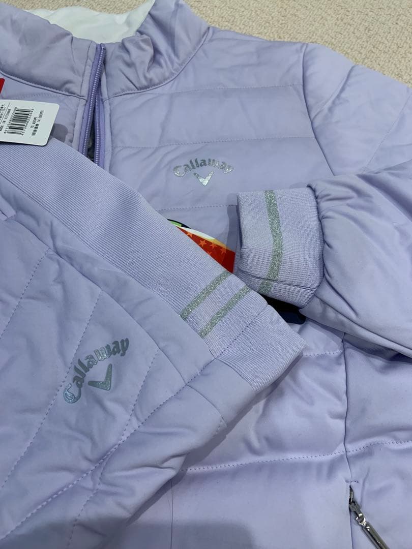 キャロウェイ　スターストレッチブルゾンMスカートＳ新品　薄紫