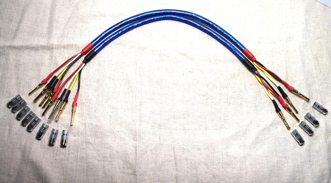 5500αゾノトーンZONOTONEスピーカーケーブル　63cm 2本