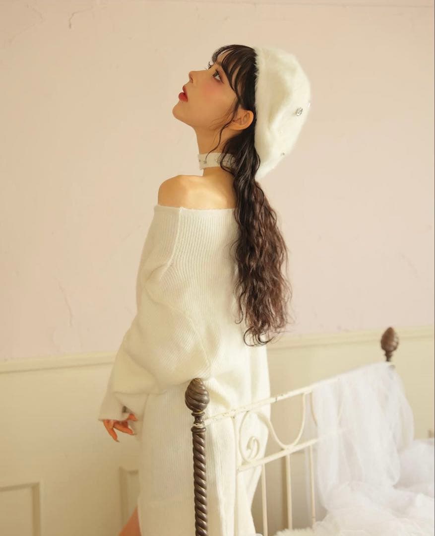 M me emeノベルティ ファーベレー帽