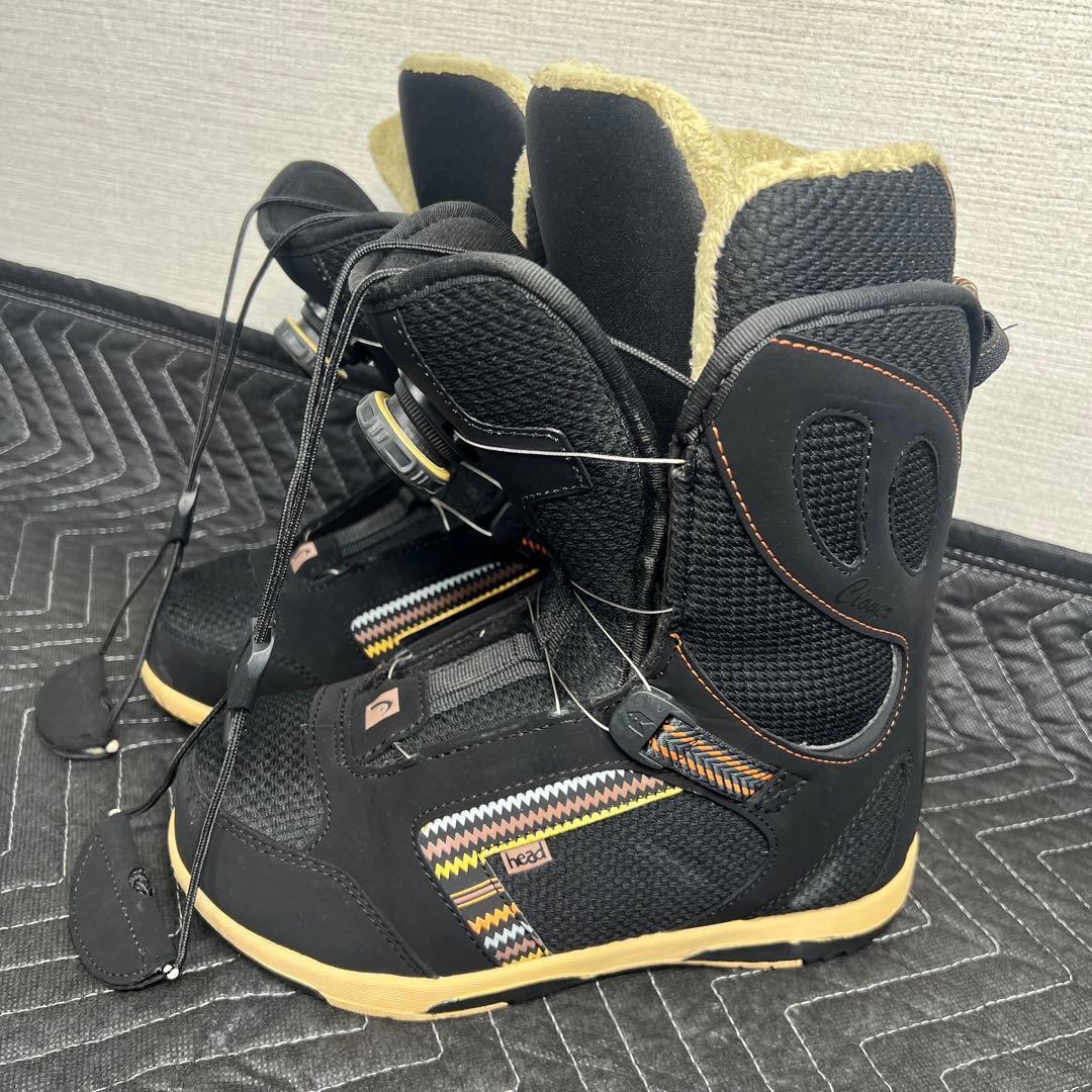 数回使用 23.5cm HEAD GARORE BOA スノボ ブーツ