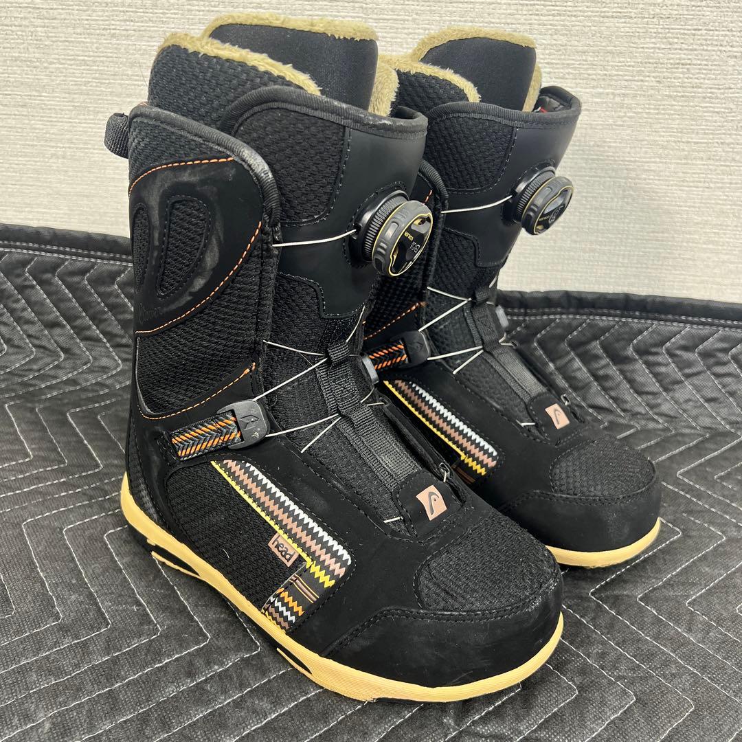 数回使用 23.5cm HEAD GARORE BOA スノボ ブーツ