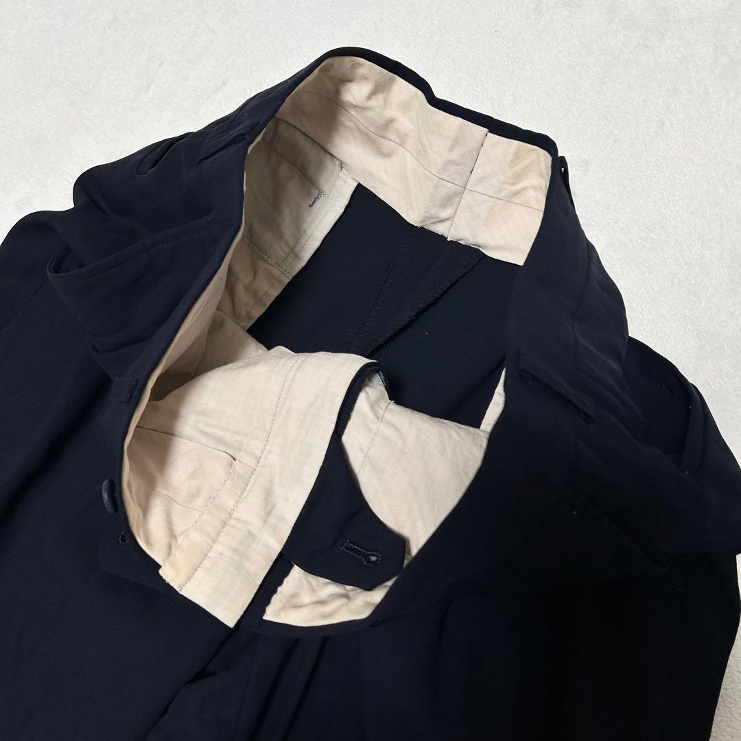 クリスチャン ディオール ムッシュ ダブルレスト セットアップ スーツ ネイビー