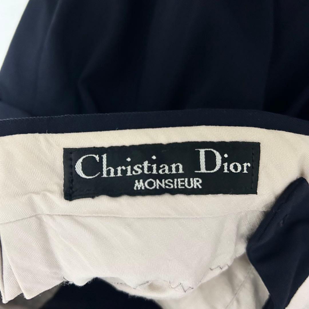 クリスチャン ディオール ムッシュ ダブルレスト セットアップ スーツ ネイビー