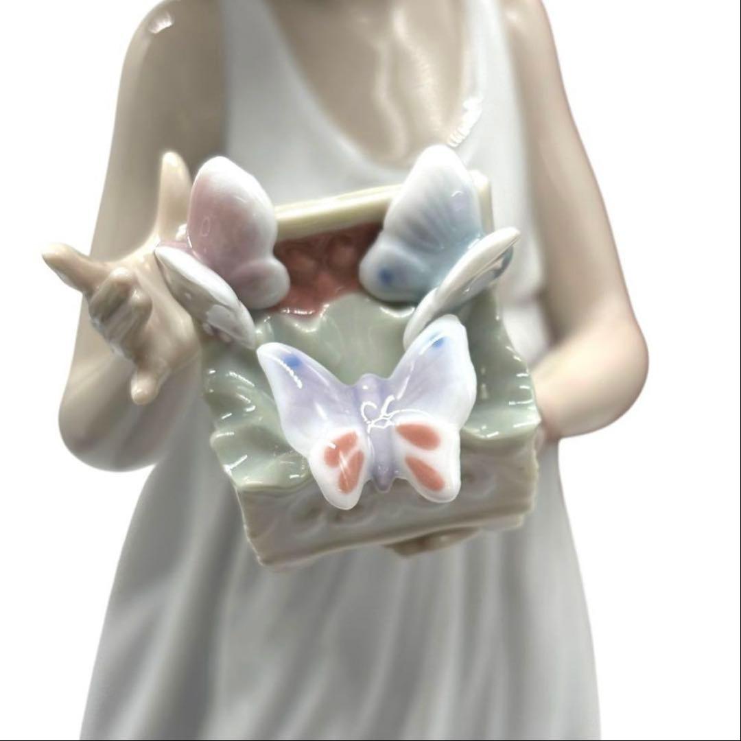 LLADRO リヤドロ 私の宝物 Butterfly Treasures 置物