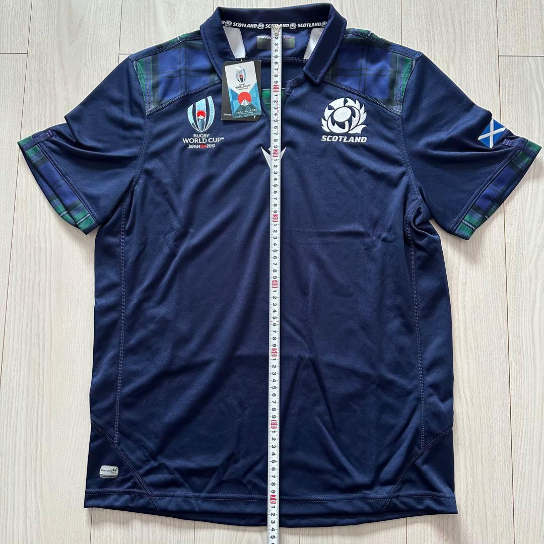 マクロン　スコットランド代表　ラグビージャージ　　W杯　2019年　Lサイズ