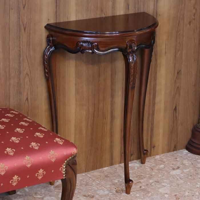 コンソールテーブル 50cm マホガニー サイドテーブル 木製