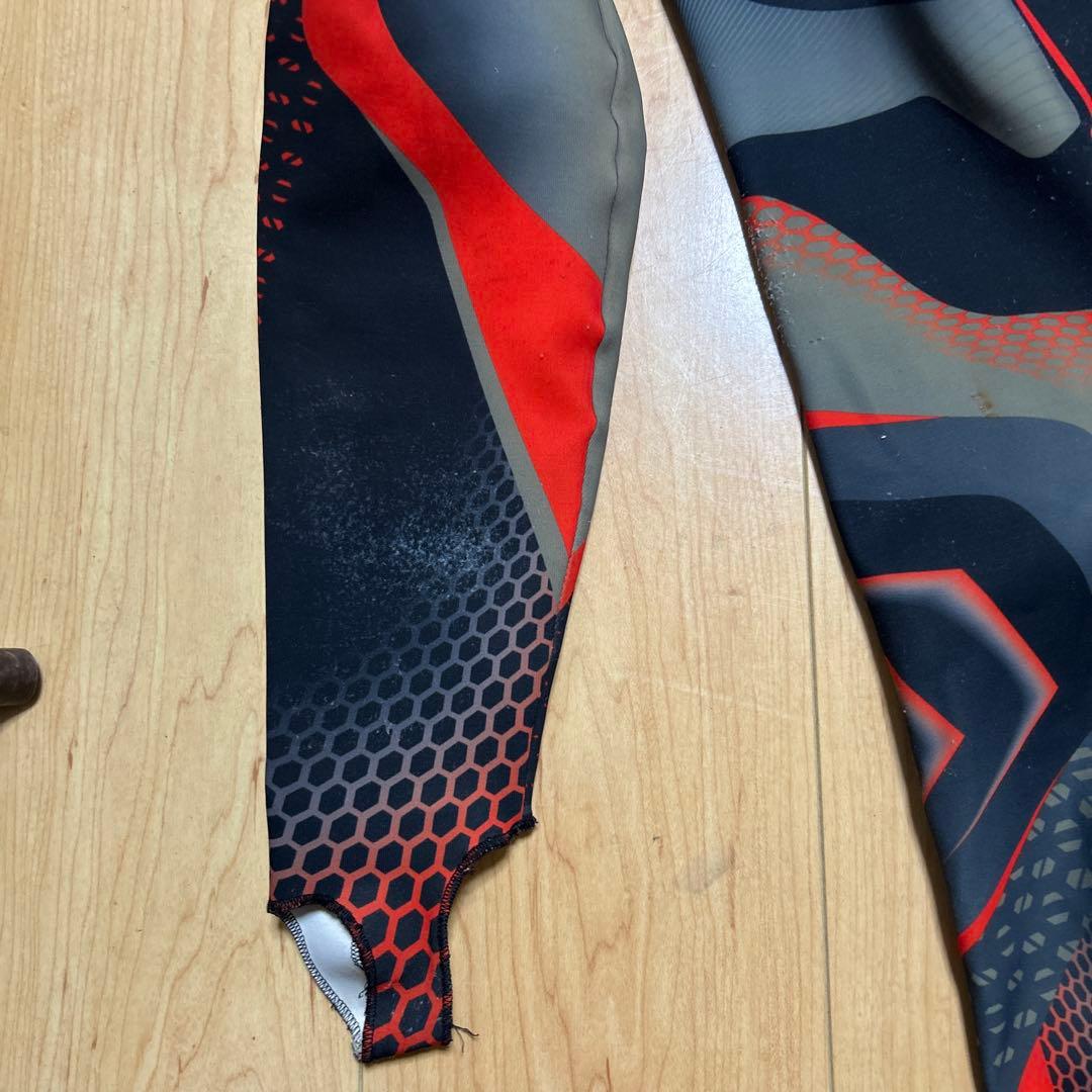 phenix スキースーツ グレー/レッド