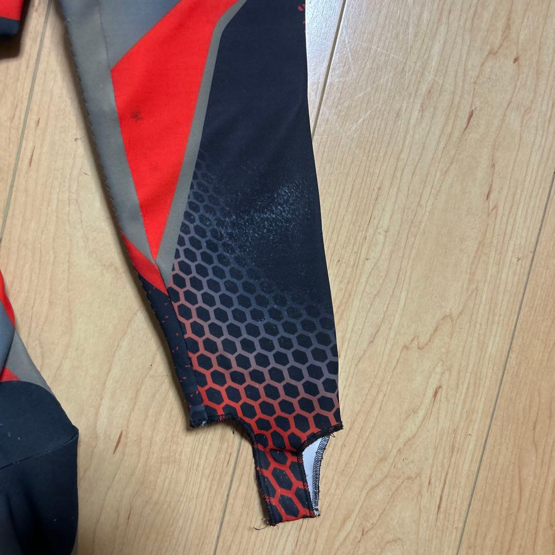 phenix スキースーツ グレー/レッド