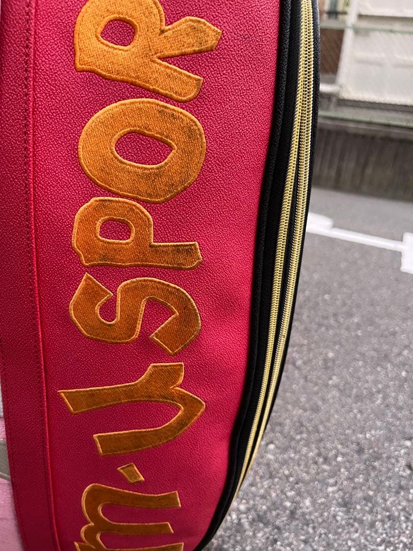 m-U SPORTS キャスター付き❗️ ゴルフキャディバッグ 赤