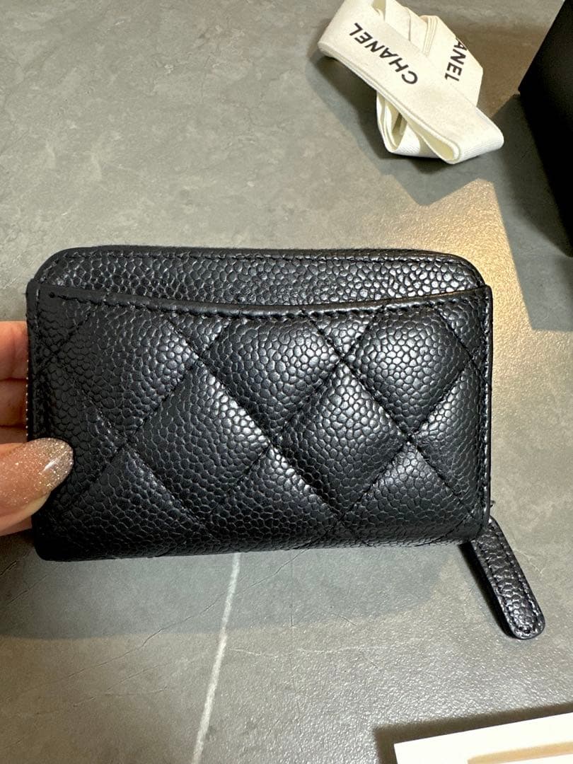 CHANEL クラシック ジップ ケース ブラック