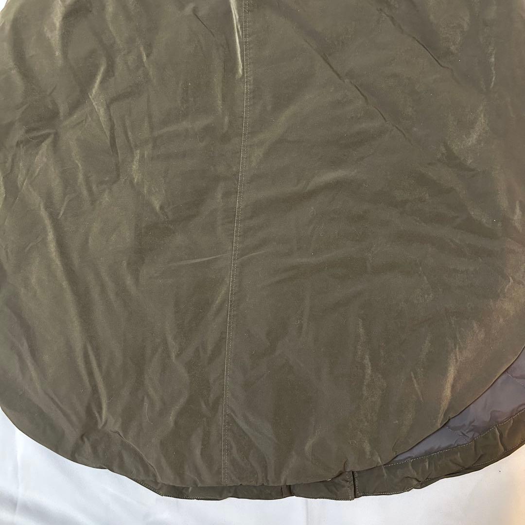 【美品】タトラス　TATRAS　ダウンポンチョ　2WAY　ファー　カーキ　02