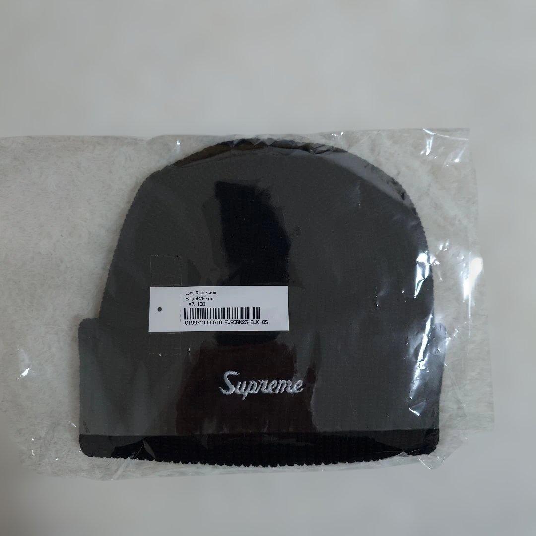 Supreme Loose Gauge Beanie オンライン購入 ブラック