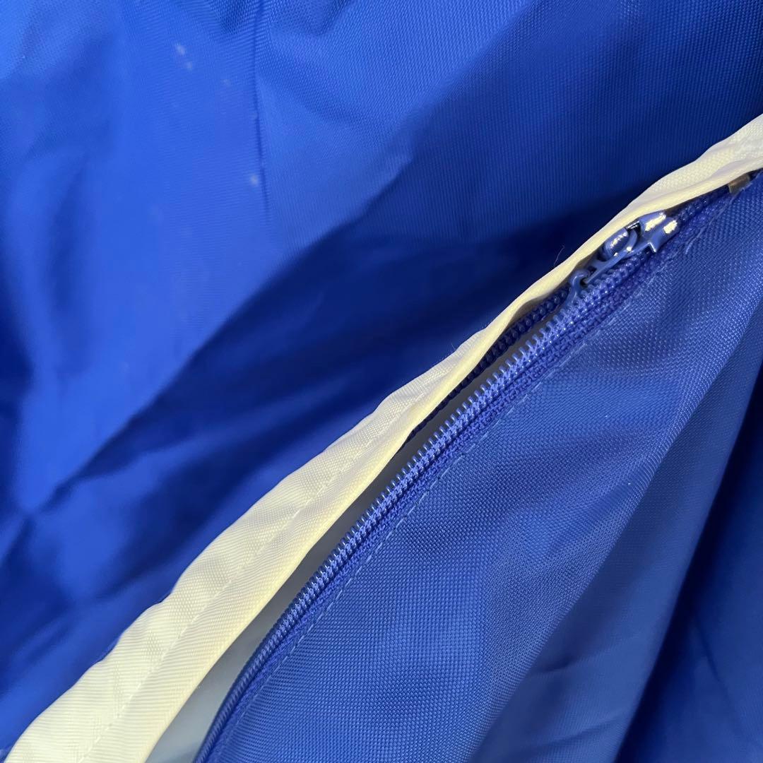 adidas 青 トラックパンツ ストライプ