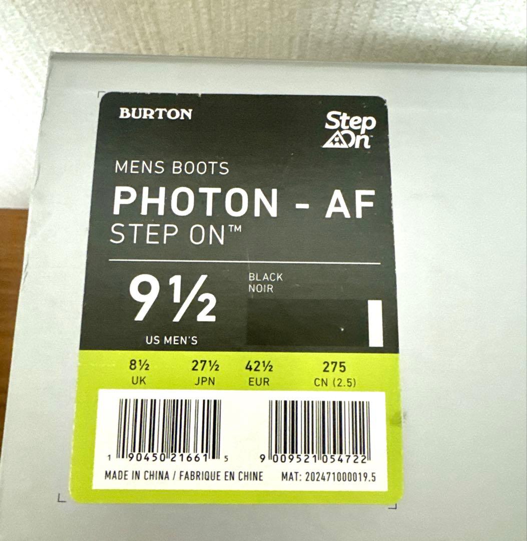 スノーボード BURTON PHOTON STEP ON 27.5cm