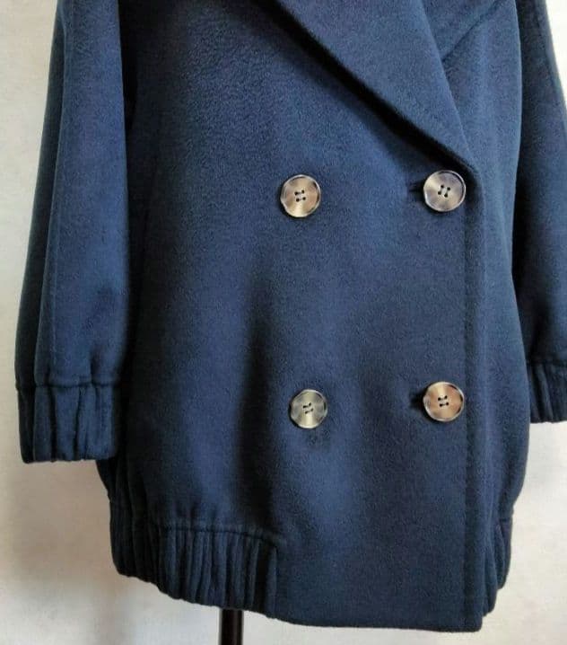 マリナ リナルディ ショートコート　ピーコート ネイビーサイズ40　レディース