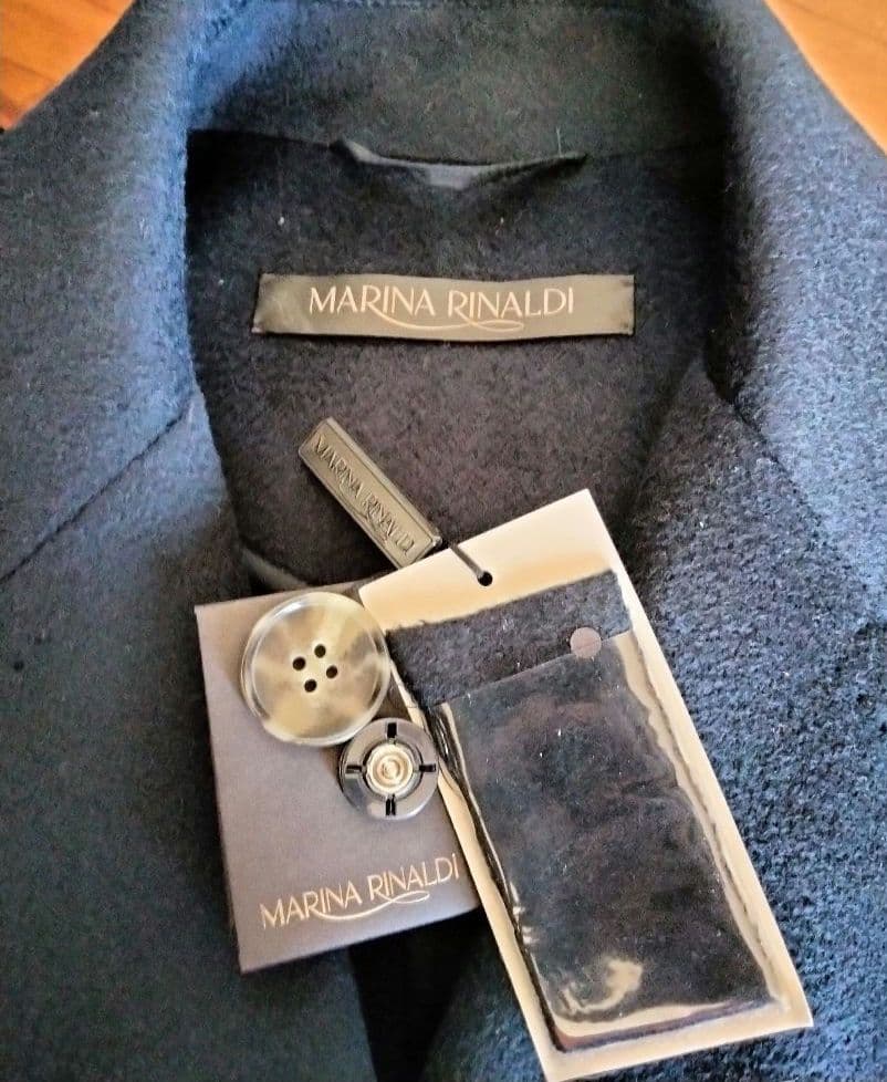 マリナ リナルディ ショートコート　ピーコート ネイビーサイズ40　レディース