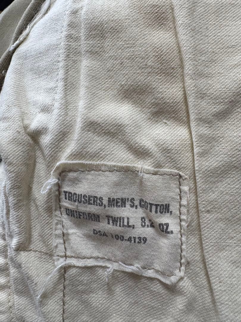 専用80s 米軍 US ARMYチノパンツ IDEAL ZIP W33L29