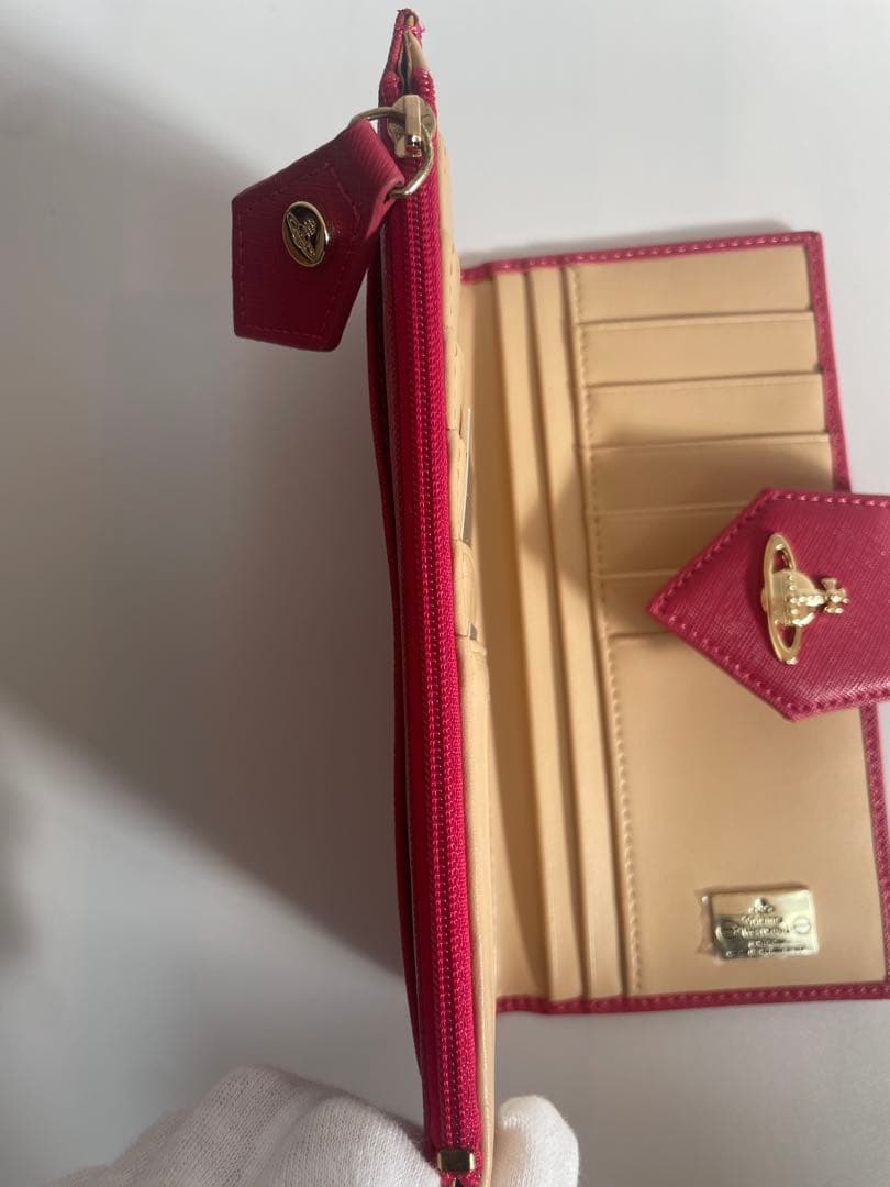 冬*⛄様 【箱付未使用】Vivienne Westwood ピンク長財布