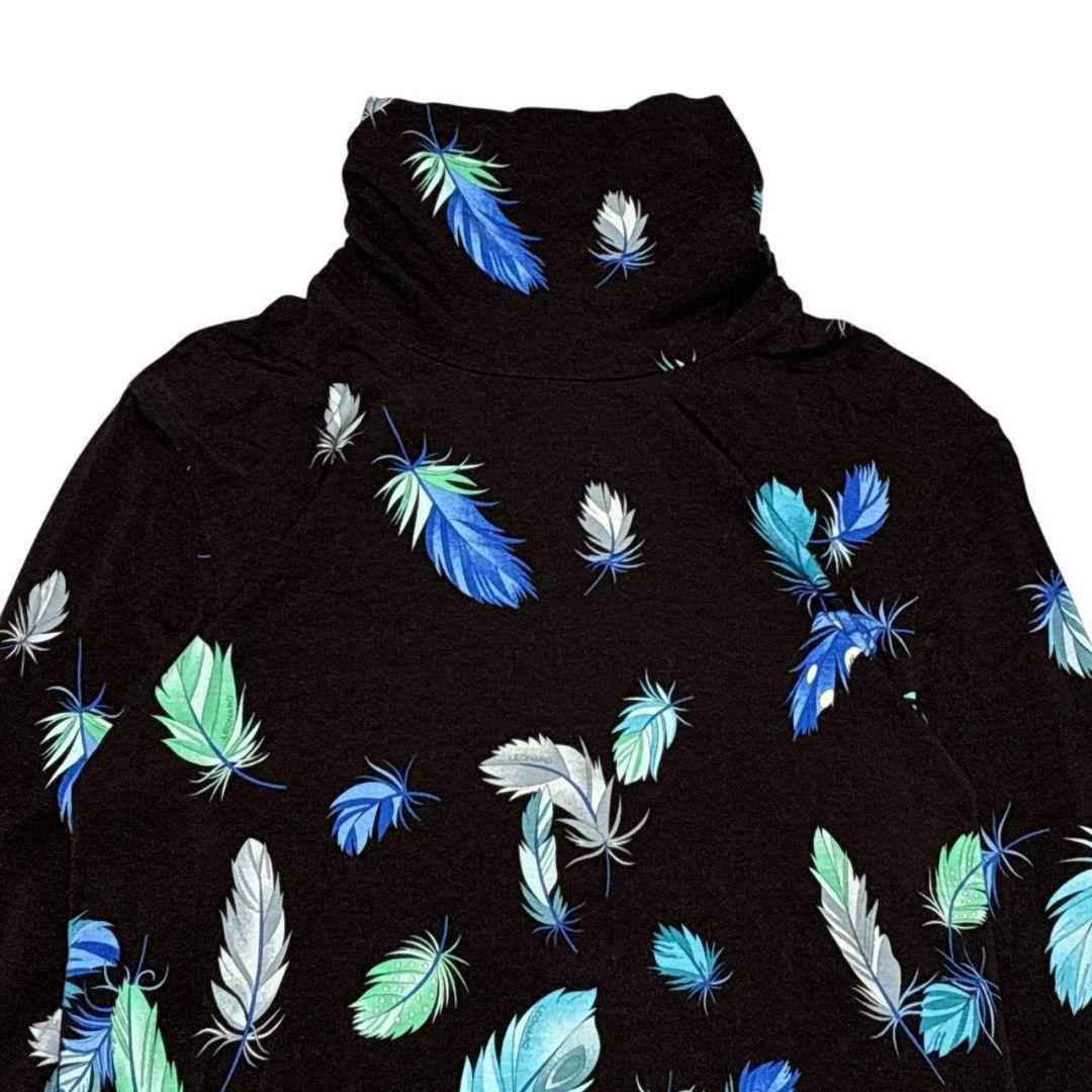 美品✨LEONARD SPORT レオナール トップス タートル 茶色 40