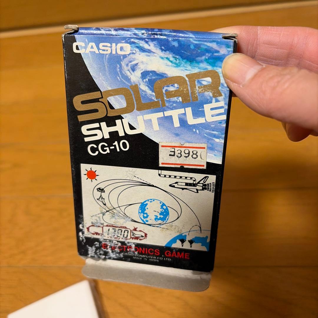 レア　カシオ SOLAR&SHUTTLE CG-10 未使用近い　美品　箱付き