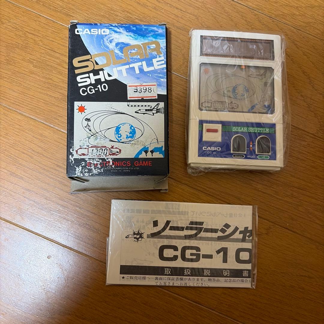 レア　カシオ SOLAR&SHUTTLE CG-10 未使用近い　美品　箱付き