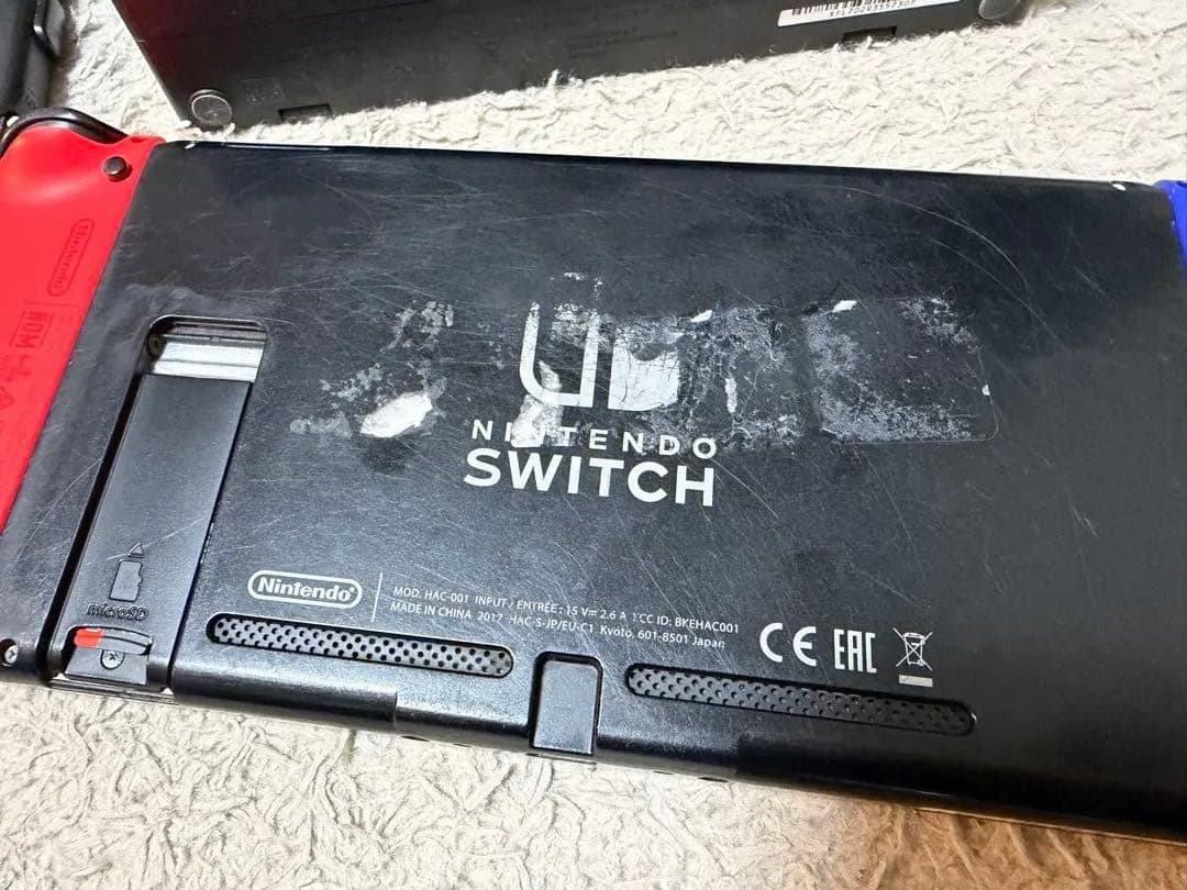 ジャンクに近い　Nintendo Switch 本体 赤/青