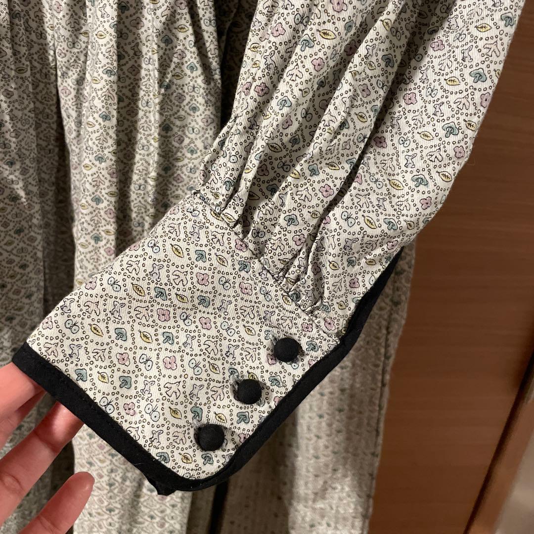 ツハル　サマンサモスモス リバティ forest wave ワンピース　美品